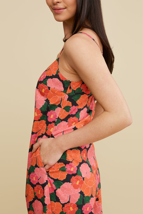 Lani Jumpsuit in Ruby