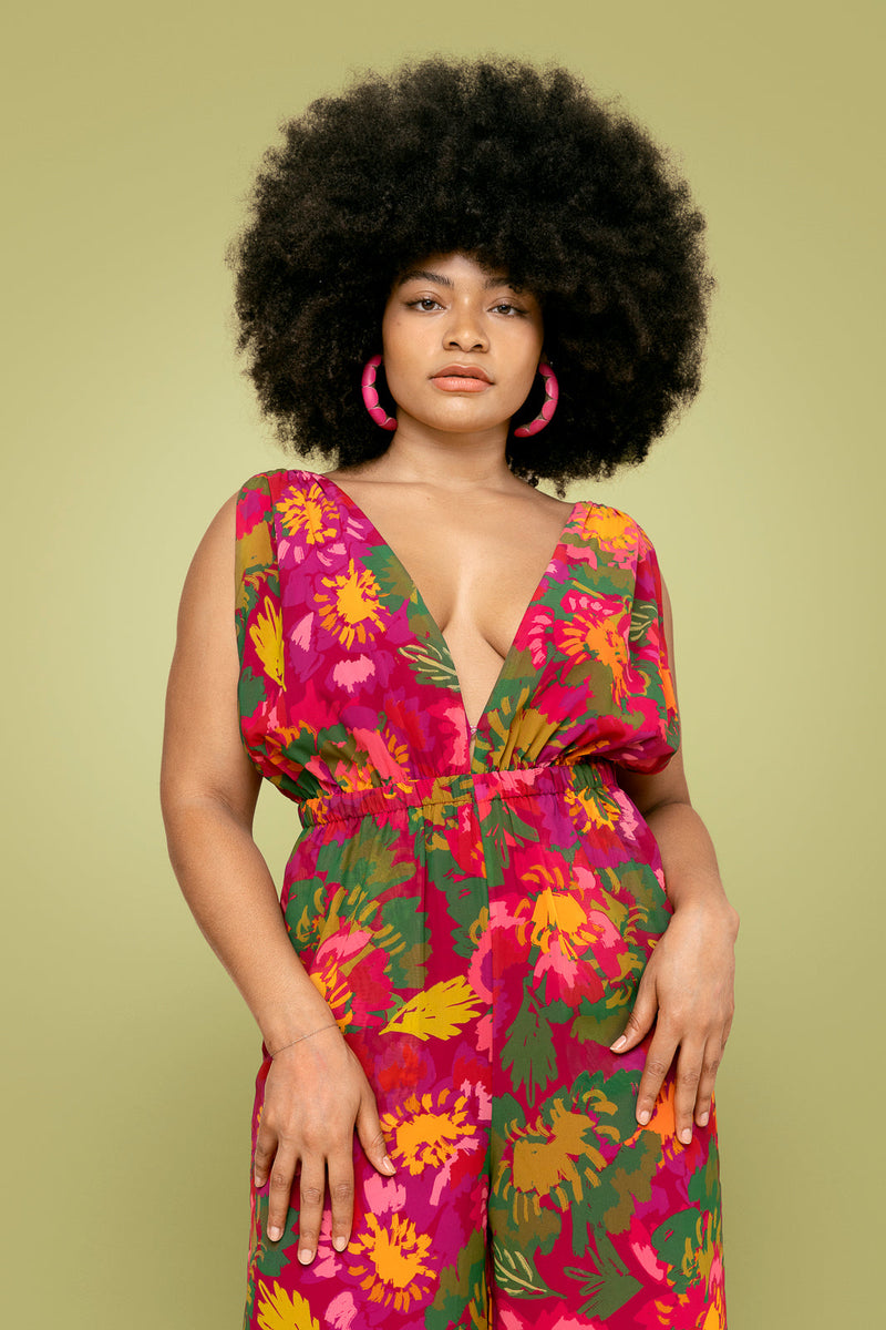 Kahla Plunge Jumpsuit