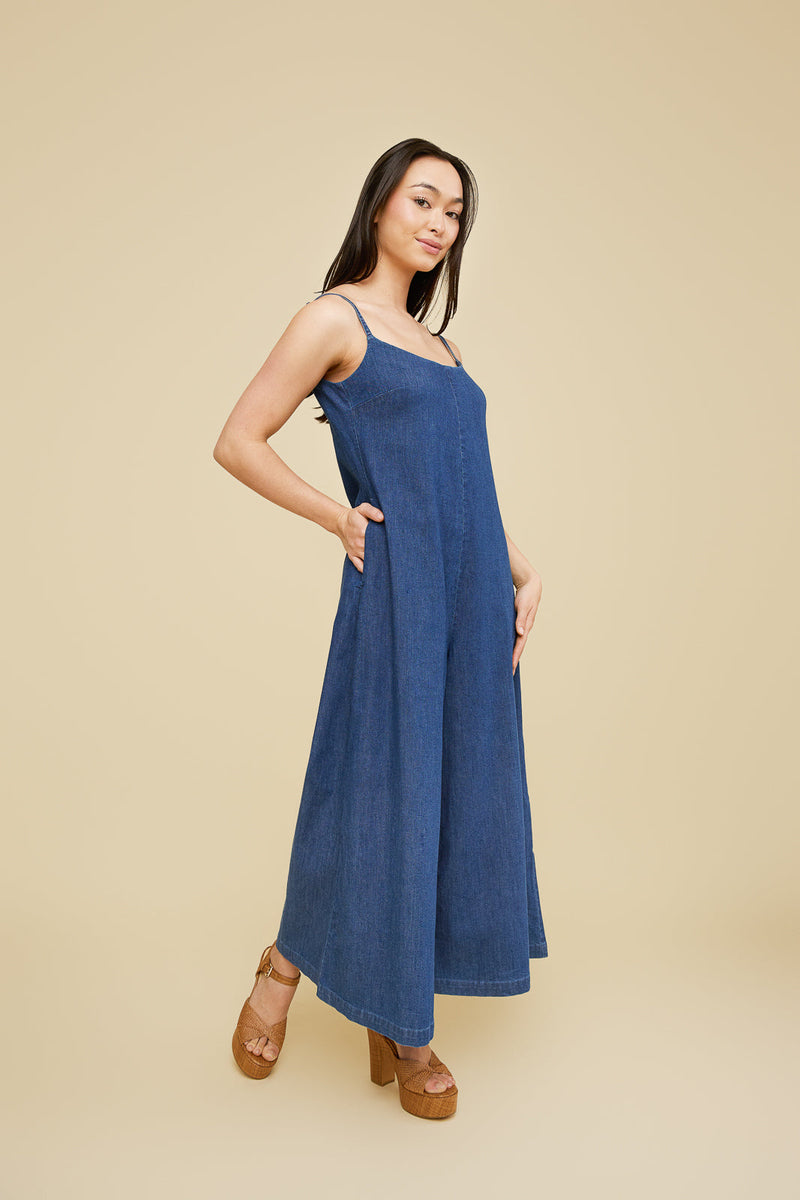 Lani Jumpsuit in Denim