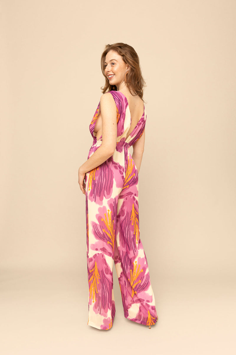 Cora Plunge Jumpsuit