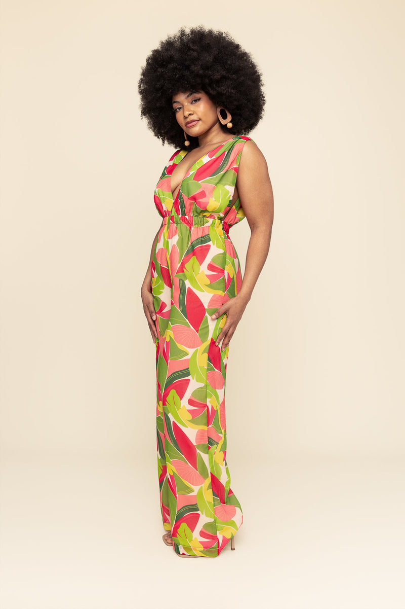 Tropica Plunge Jumpsuit