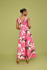 Lily Wide Leg Linen Jumpsuit