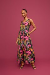 Orchid Wide Leg Linen Jumpsuit