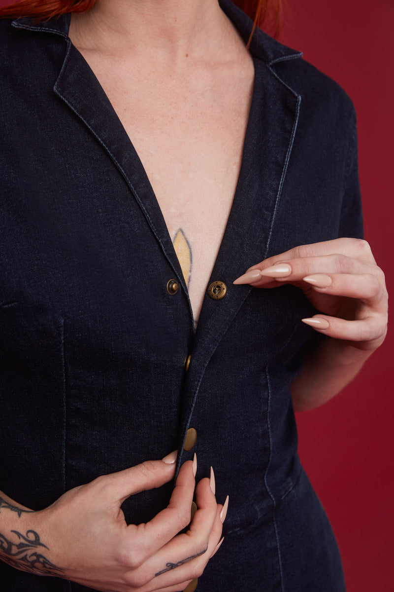 Midnight Denim Jumpsuit