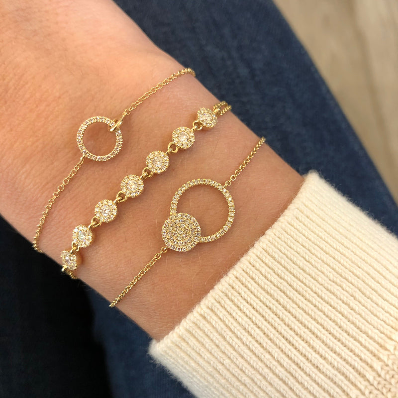 Diamond Circle Bracelet