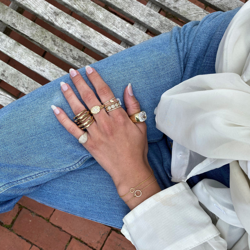 Diamond Circle Bracelet