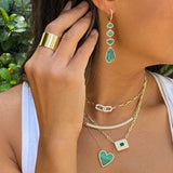 Emerald & Diamond Earrings