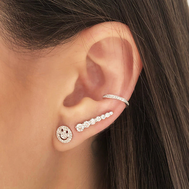 Diamond Cuff Earring