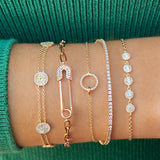 Diamond Circle Bracelet