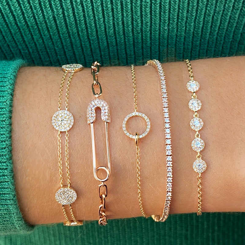 Diamond Circle Bracelet