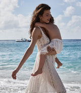 AGNESA DRESS -- SALT