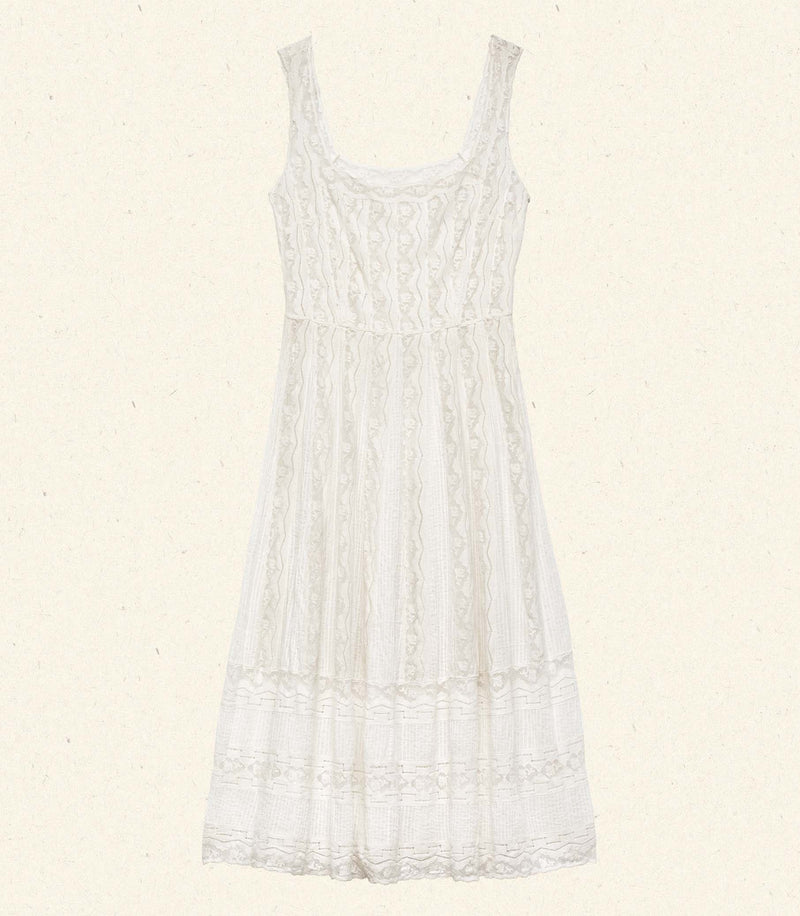 AGNESA DRESS -- SALT