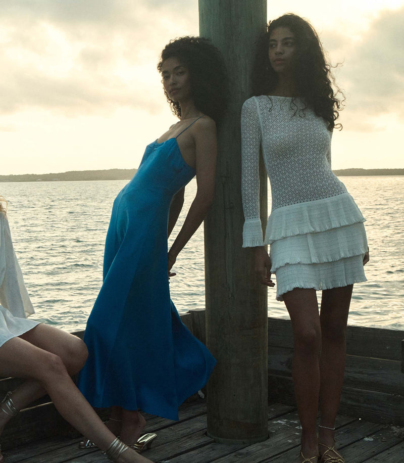 AMELINA DRESS -- IVORY