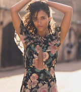 AMIRA DRESS -- ROSE GARDEN FLORAL
