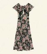 AMIRA DRESS -- ROSE GARDEN FLORAL