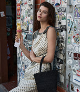 AMORETTE DRESS -- RIVIERA FOULARD