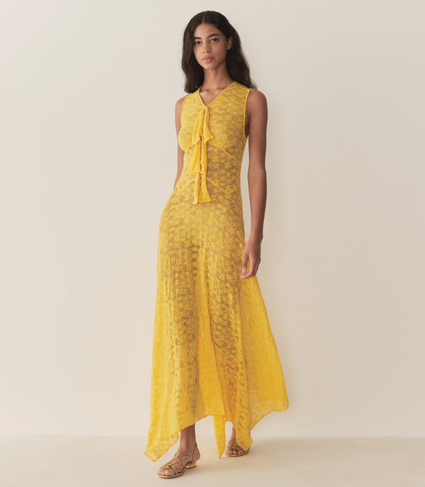 ANGELINE DRESS -- CITRUS