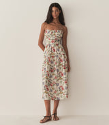 BENOIT DRESS -- IVORY WILD ROSE