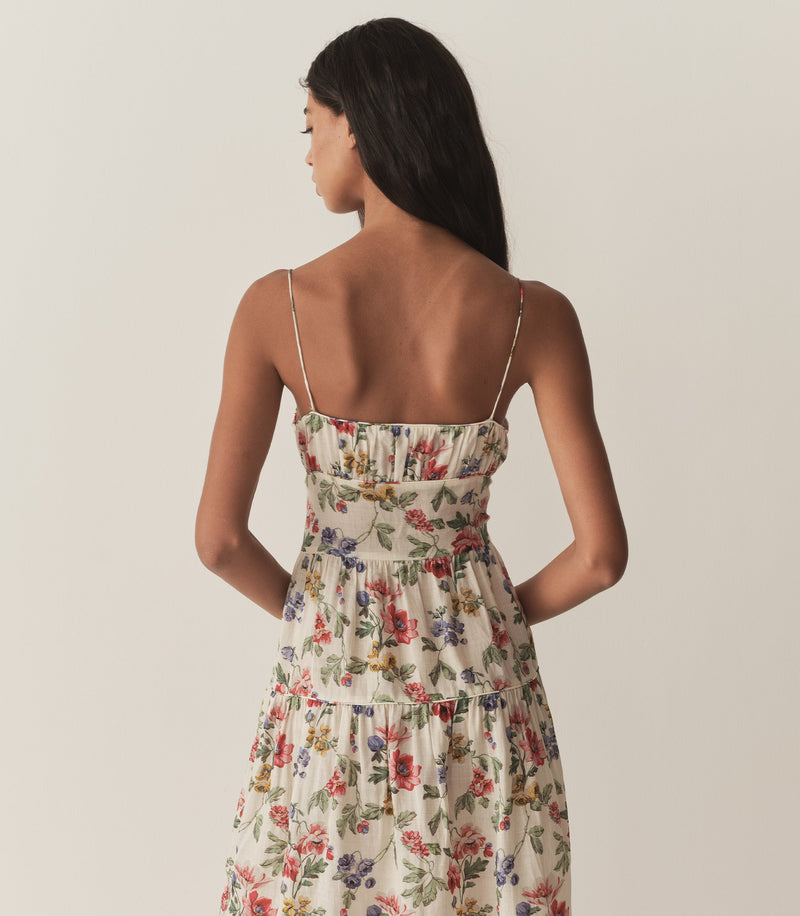 BENOIT DRESS -- IVORY WILD ROSE