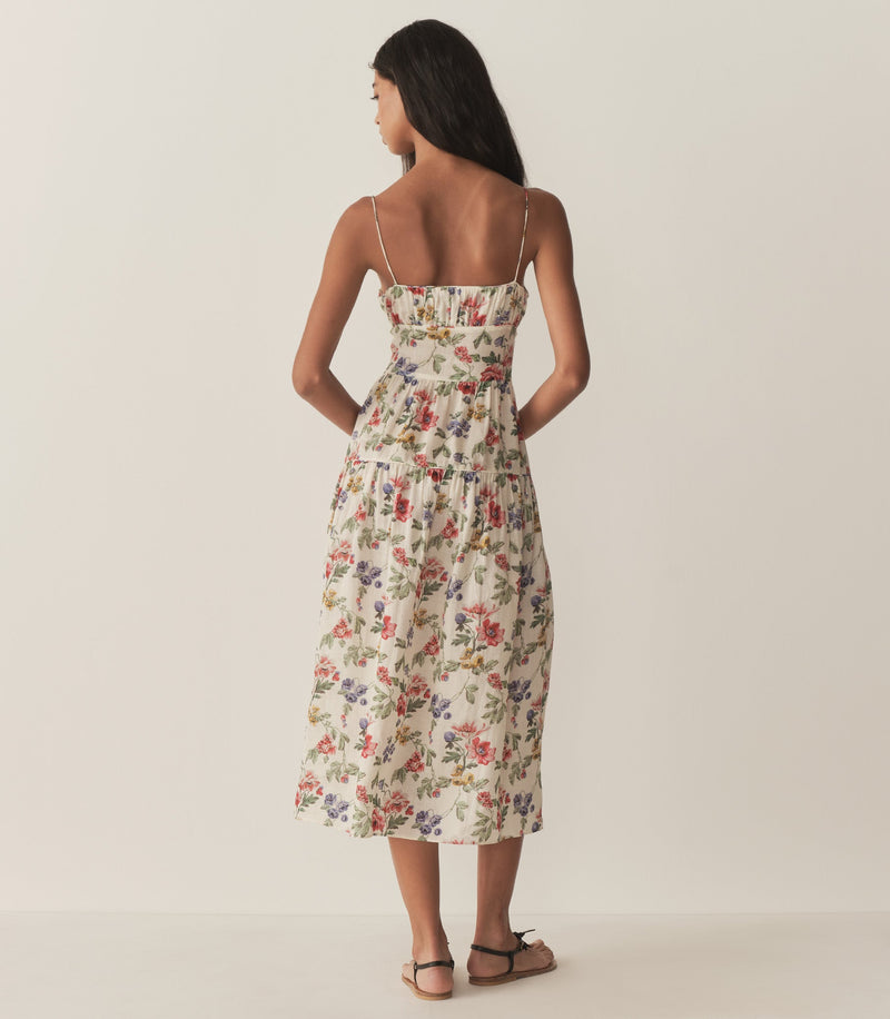 BENOIT DRESS -- IVORY WILD ROSE