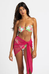 Dudley Short Pareo - Fuchsia