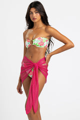 Dudley Short Pareo - Fuchsia