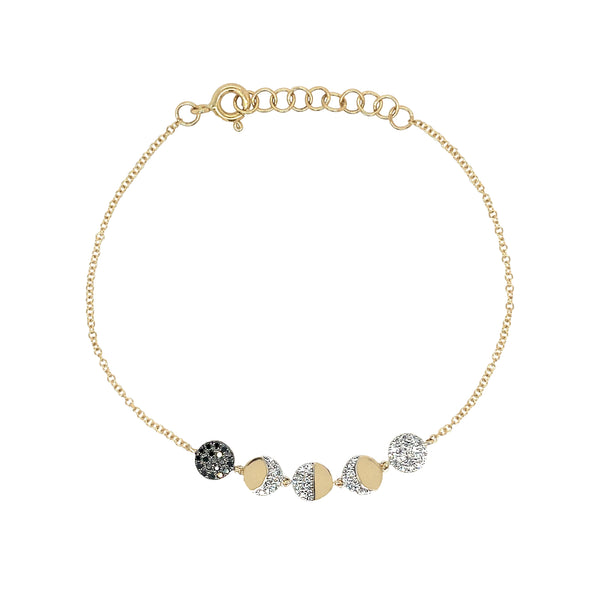 Diamond Moon Bracelet
