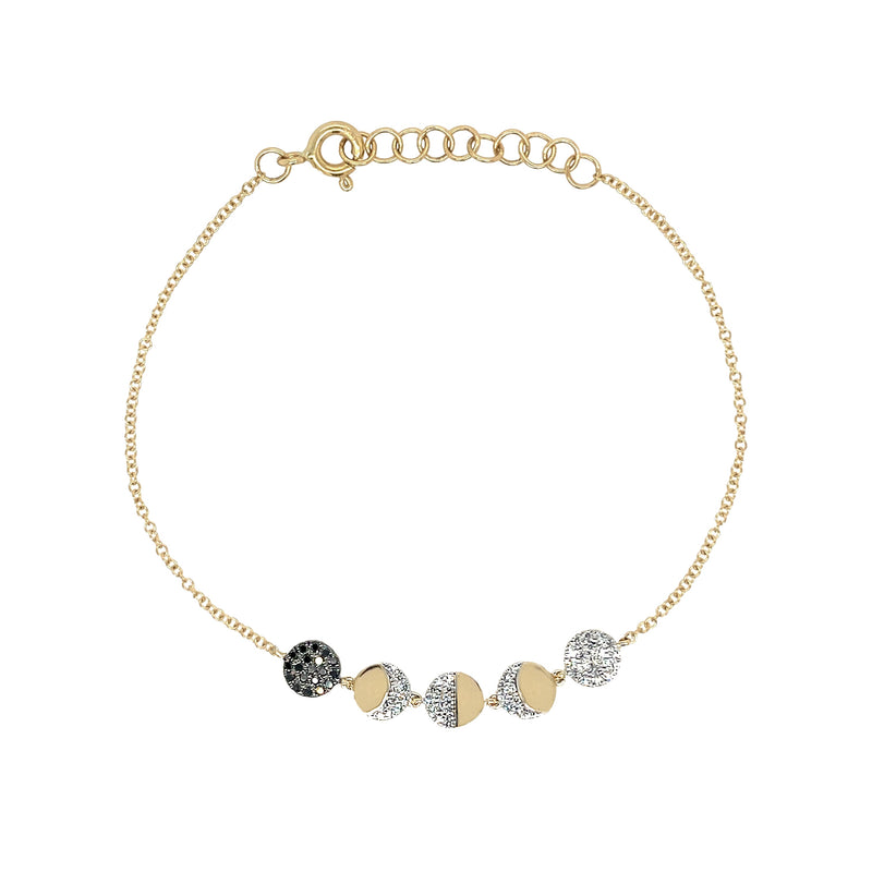 Diamond Moon Bracelet