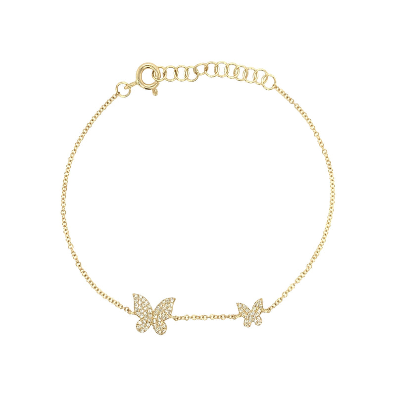 Diamond Butterfly Bracelet