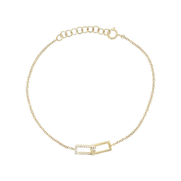 Diamond Rectangle Bracelet