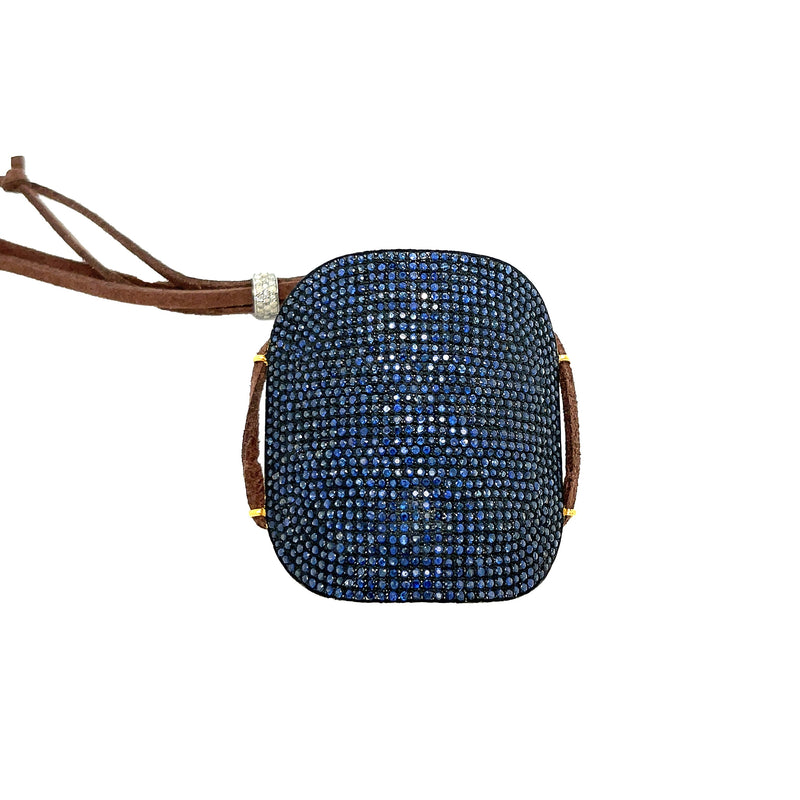 Diamond & Sapphire Shield Bracelet