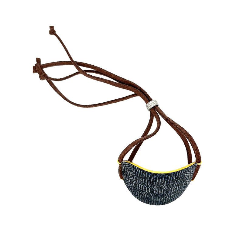 Diamond & Sapphire Shield Bracelet