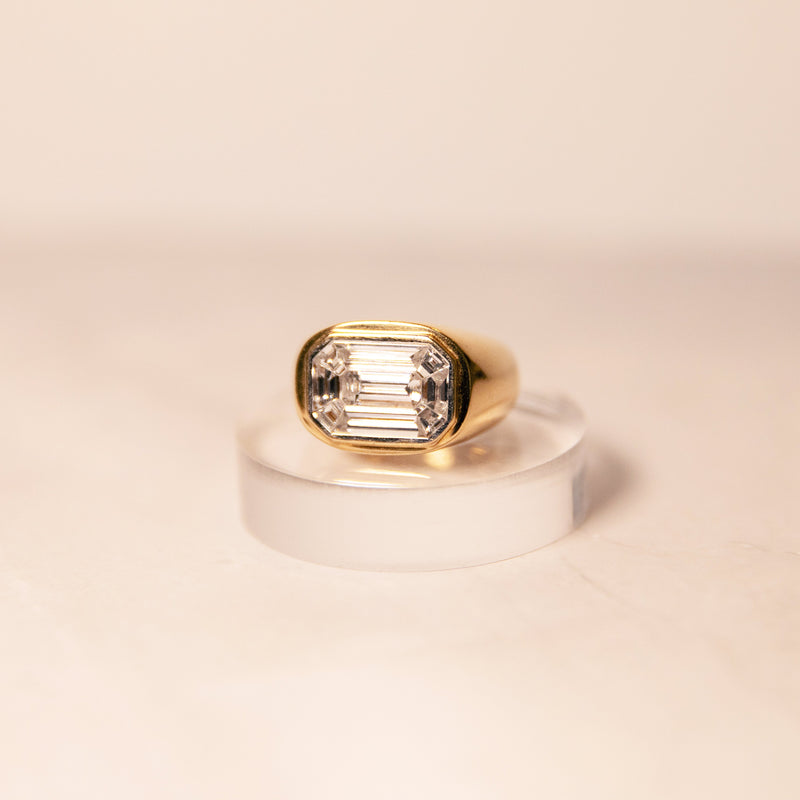 Diamond Octagon Ring