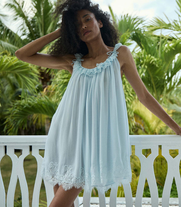 CECILIA DRESS -- ALICE BLUE