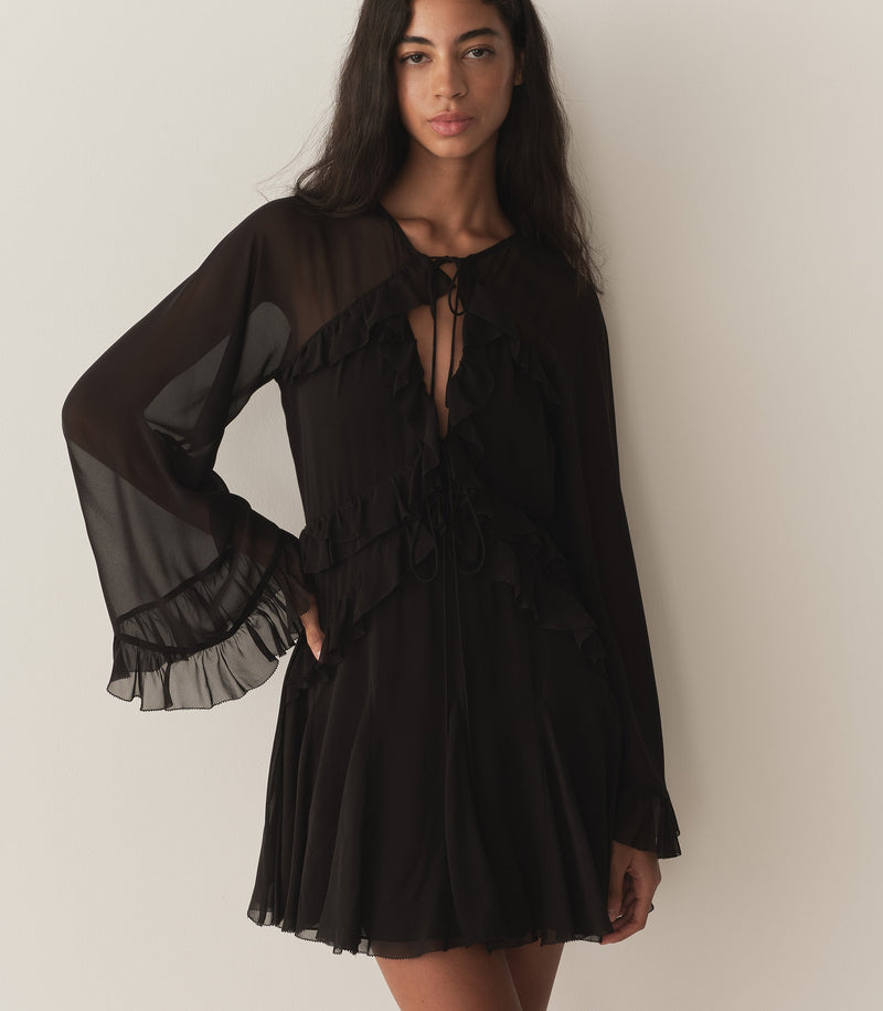 CLARISSE DRESS -- BLACK