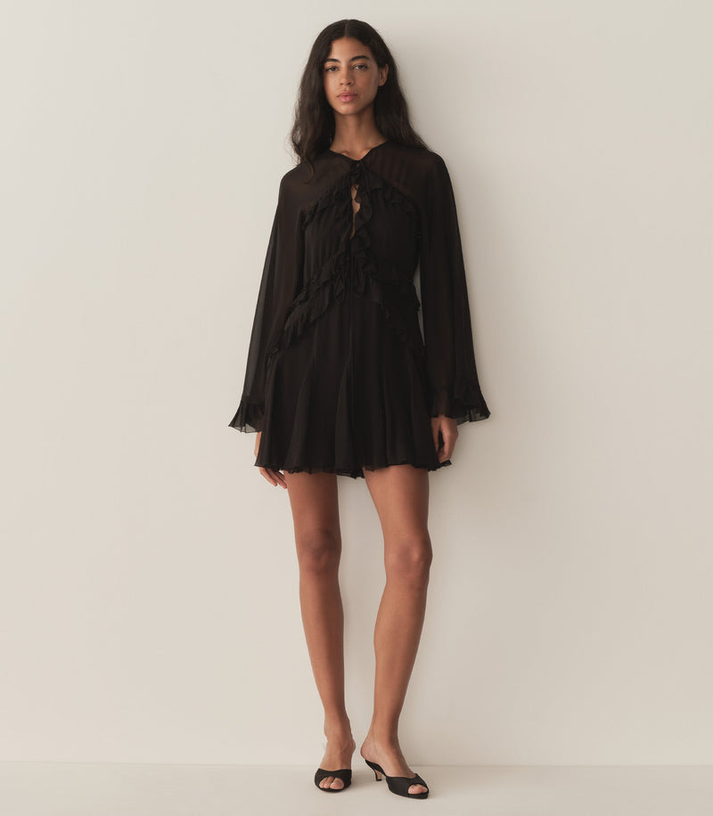 CLARISSE DRESS -- BLACK