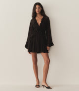 CLARISSE DRESS -- BLACK
