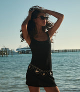 CYNTHIA DRESS -- BLACK