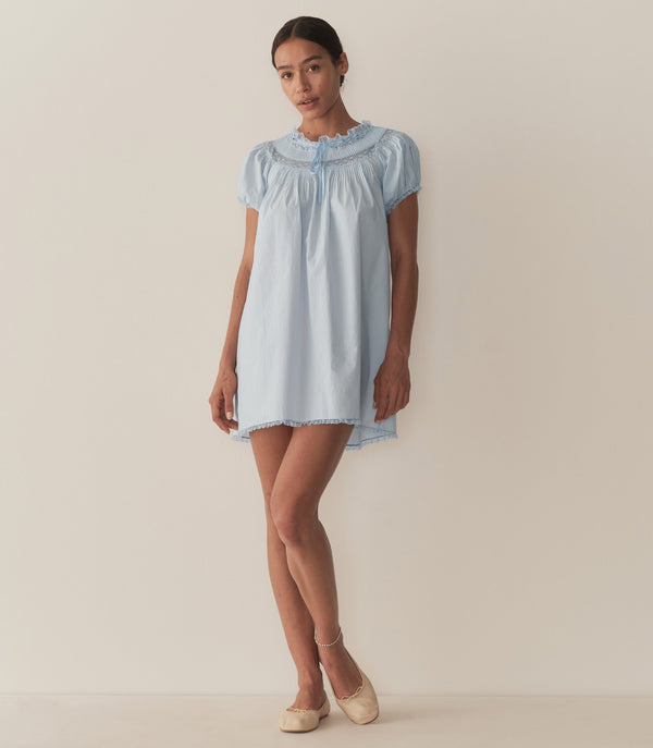 DAPHNE DRESS -- CLOUDLESS SKY