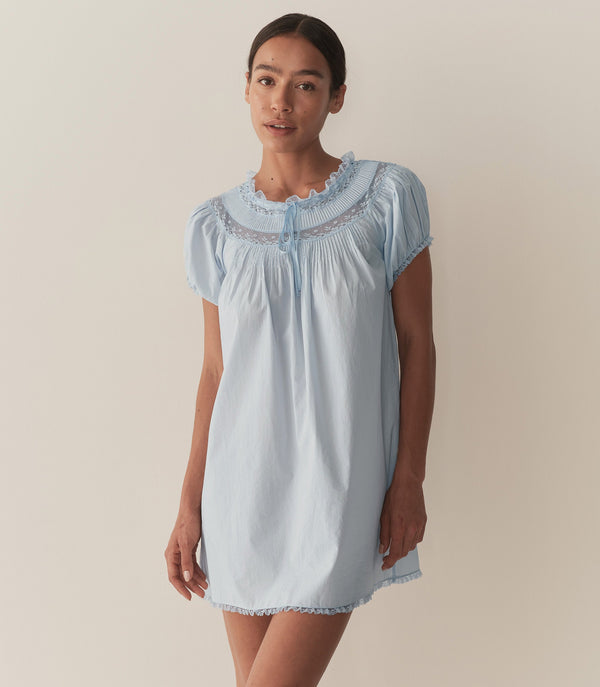 DAPHNE DRESS -- CLOUDLESS SKY