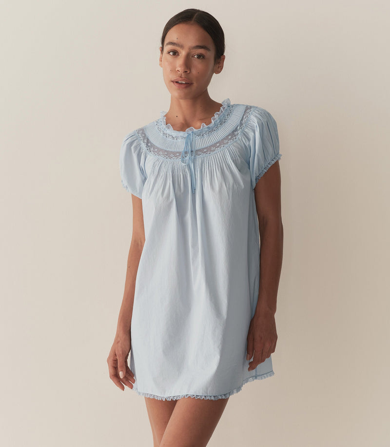DAPHNE DRESS -- CLOUDLESS SKY
