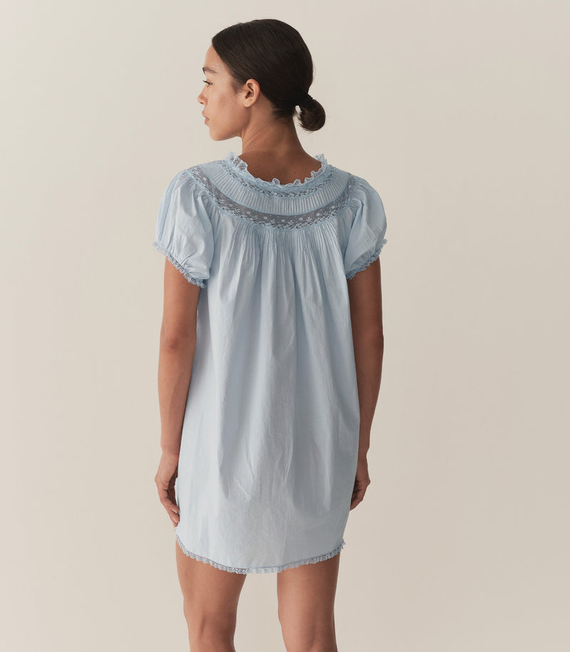DAPHNE DRESS -- CLOUDLESS SKY