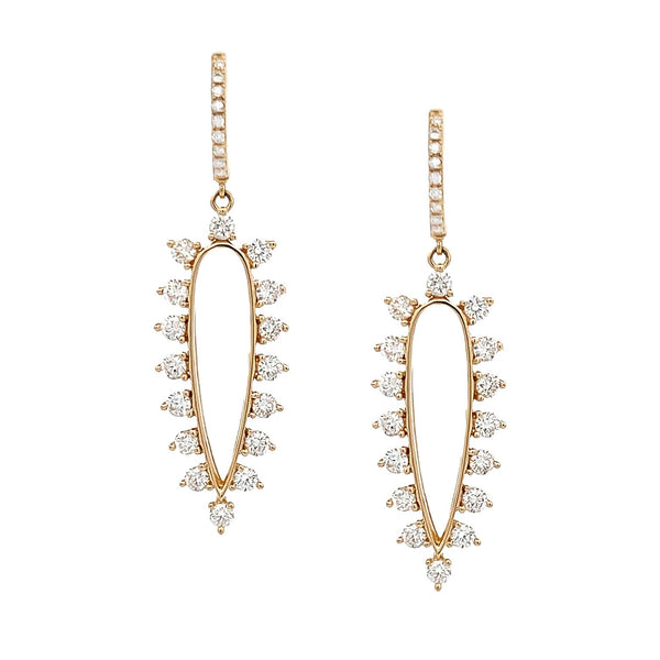 Diamond Drop Earrings