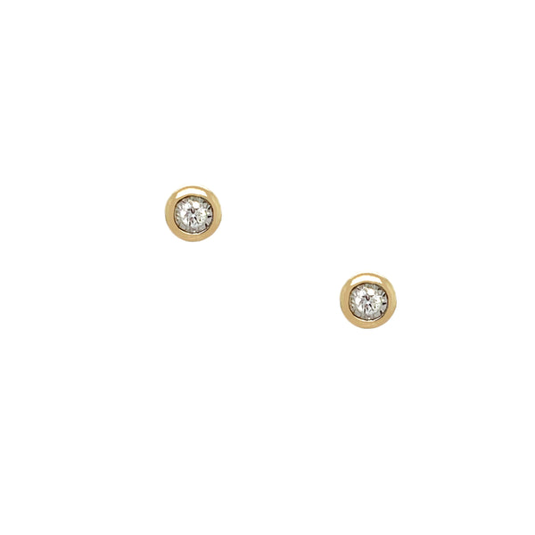 Small Diamond Stud Earrings