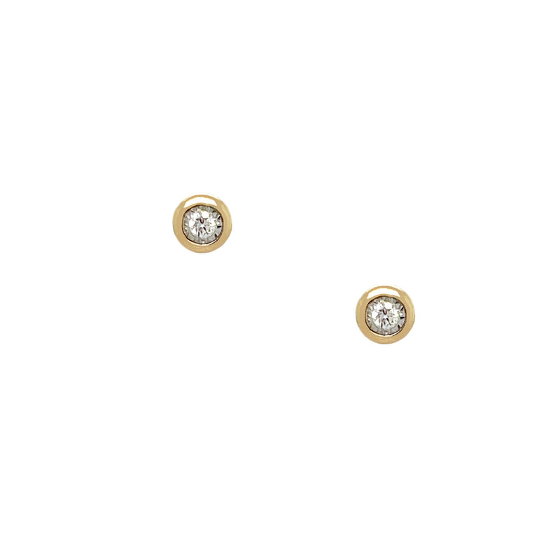 Small Diamond Stud Earrings