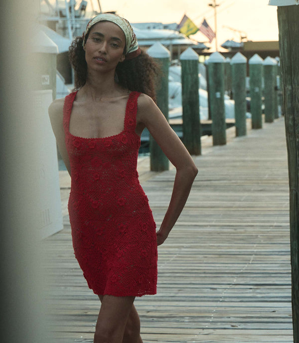 ELOISE DRESS -- RUBY