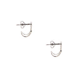 Diamond Huggie Earrings