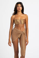 Dudley Short Pareo - Nude