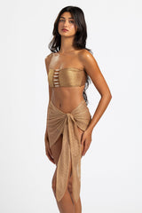 Dudley Short Pareo - Nude