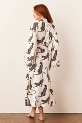 Kaia Cloud Jersey Kimono Robe in Vinyasa